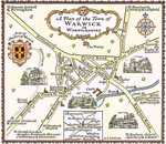A Plan Of The Town of Warwick in Warwickshire