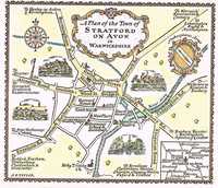 A Plan Of The Town of Stratford on Avon in Warwickshire