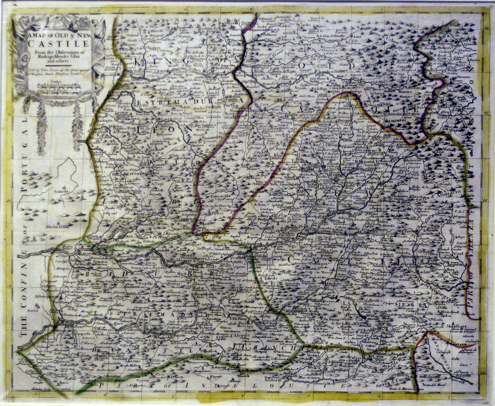 Jonathan Potter: Map : A Map Of Old & New Castile ...