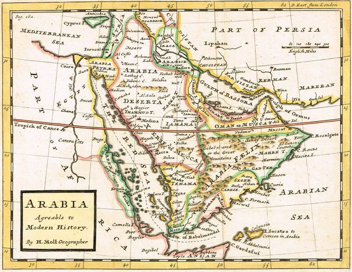 Jonathan Potter: Map : Arabia Agreable To Modern History