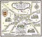 A Plan Of The Town of Warwick in Warwickshire