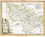 A Map of The County Of Denbigh ...